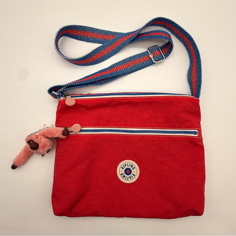 Kipling Annabelle Red Crossbody Bag 12x10 w/ two compartments